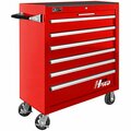 Homak H2Pro 36'' Red 6-Drawer Roller Cabinet RD04036061 571RD04036061